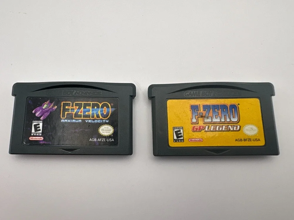 F-Zero GP Legend & Maximum Velocity (Nintendo Game Boy Advance, GBA) Tested